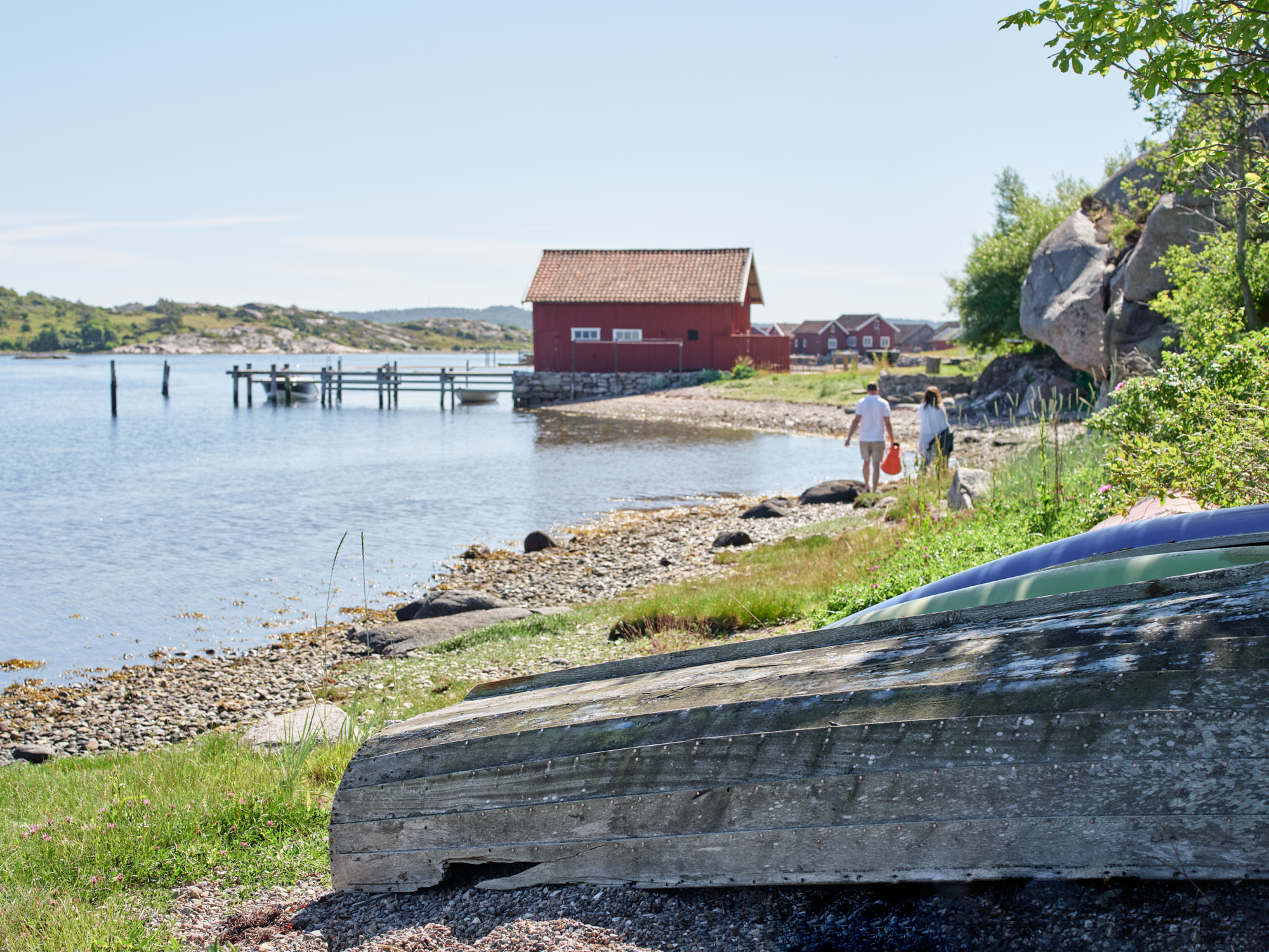 Natursköna vyer på Kalvö, utanför Fjällbacka.