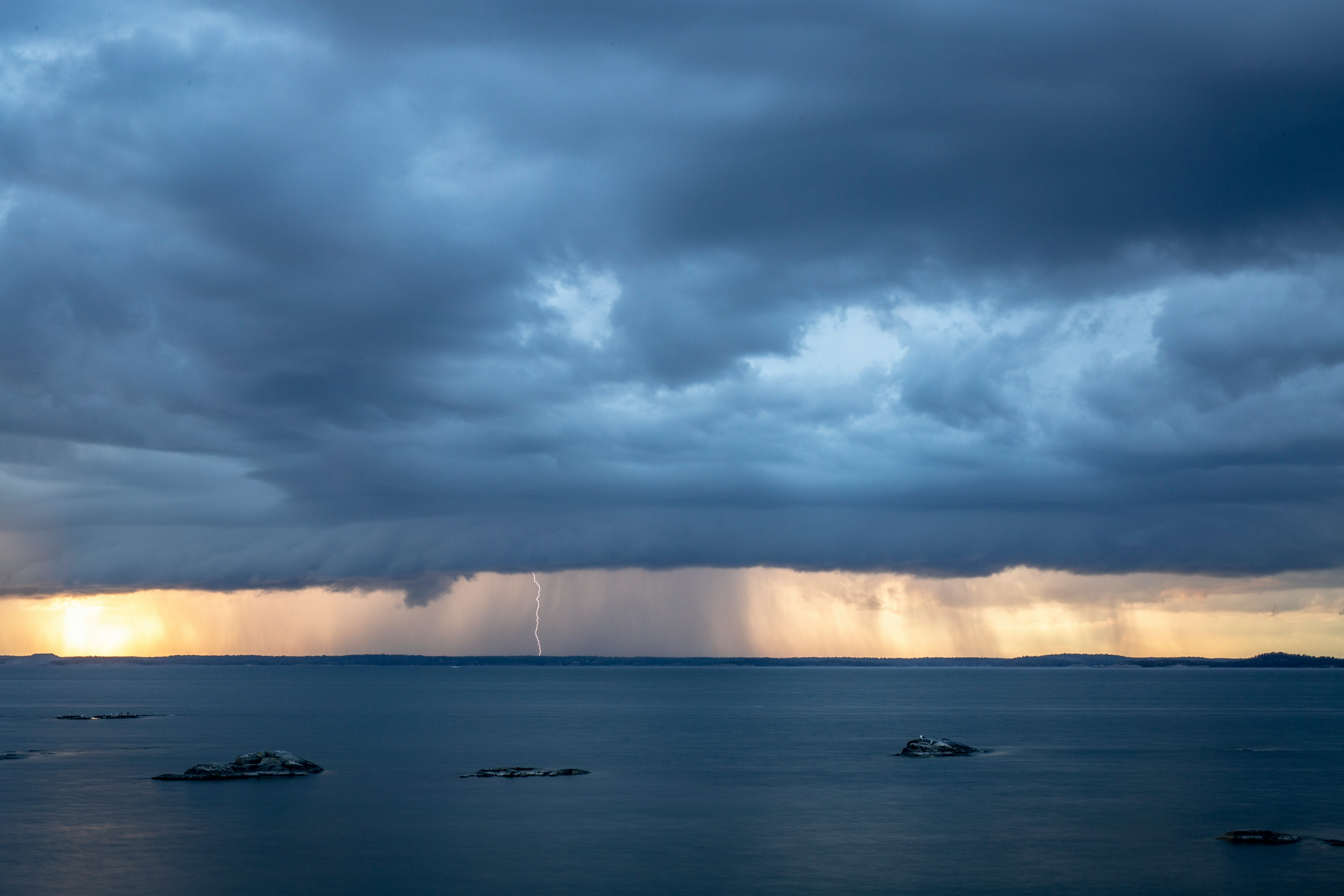 Storm på havet