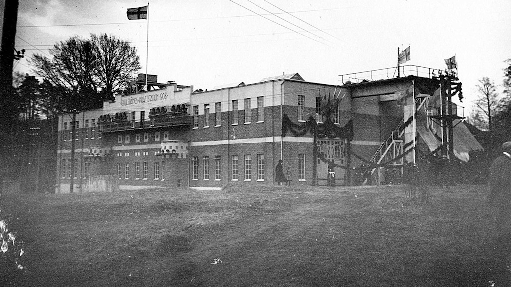 Invigning av Kraftstationen i Gullspång 1908,