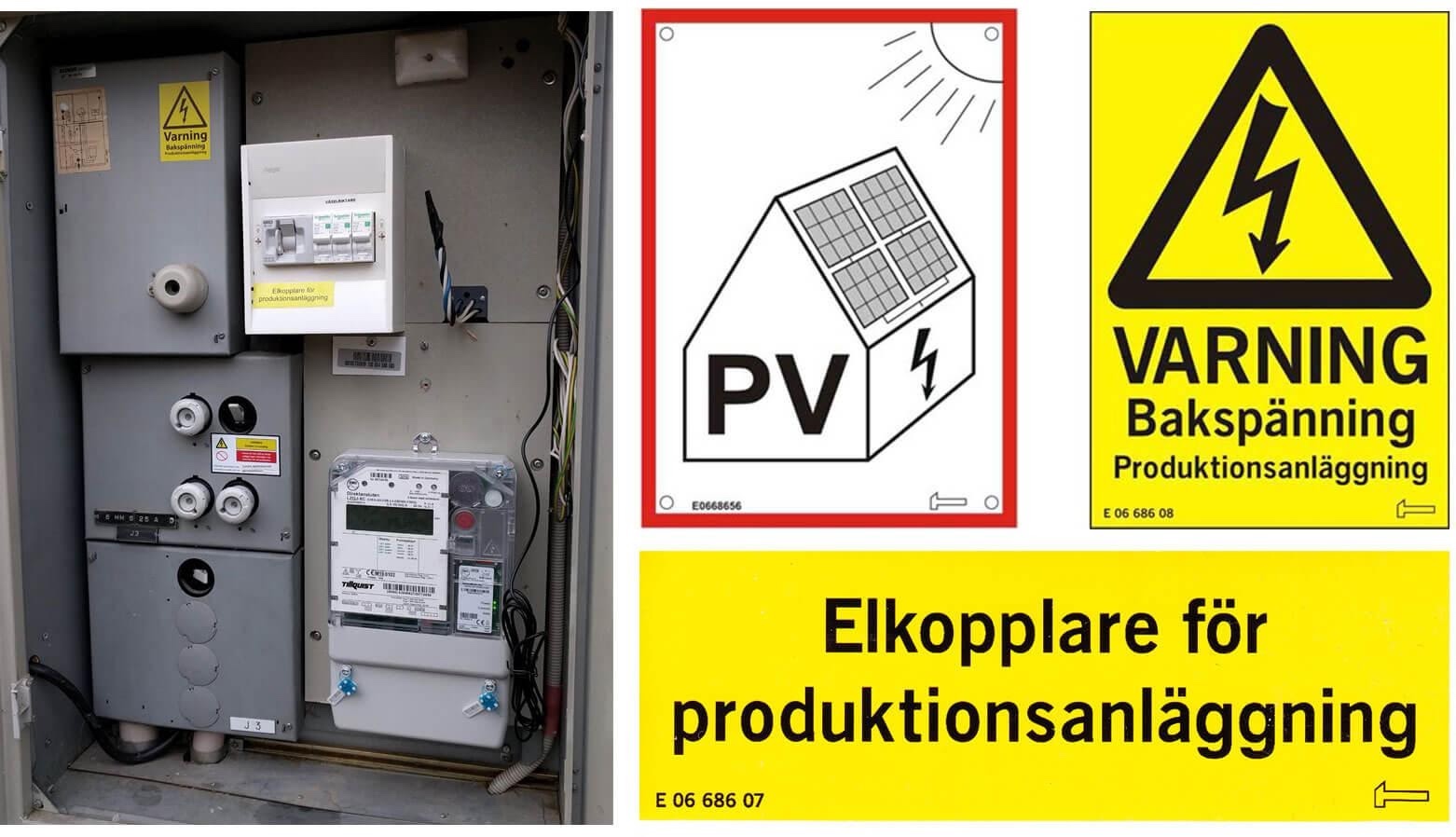 brytare och märkning